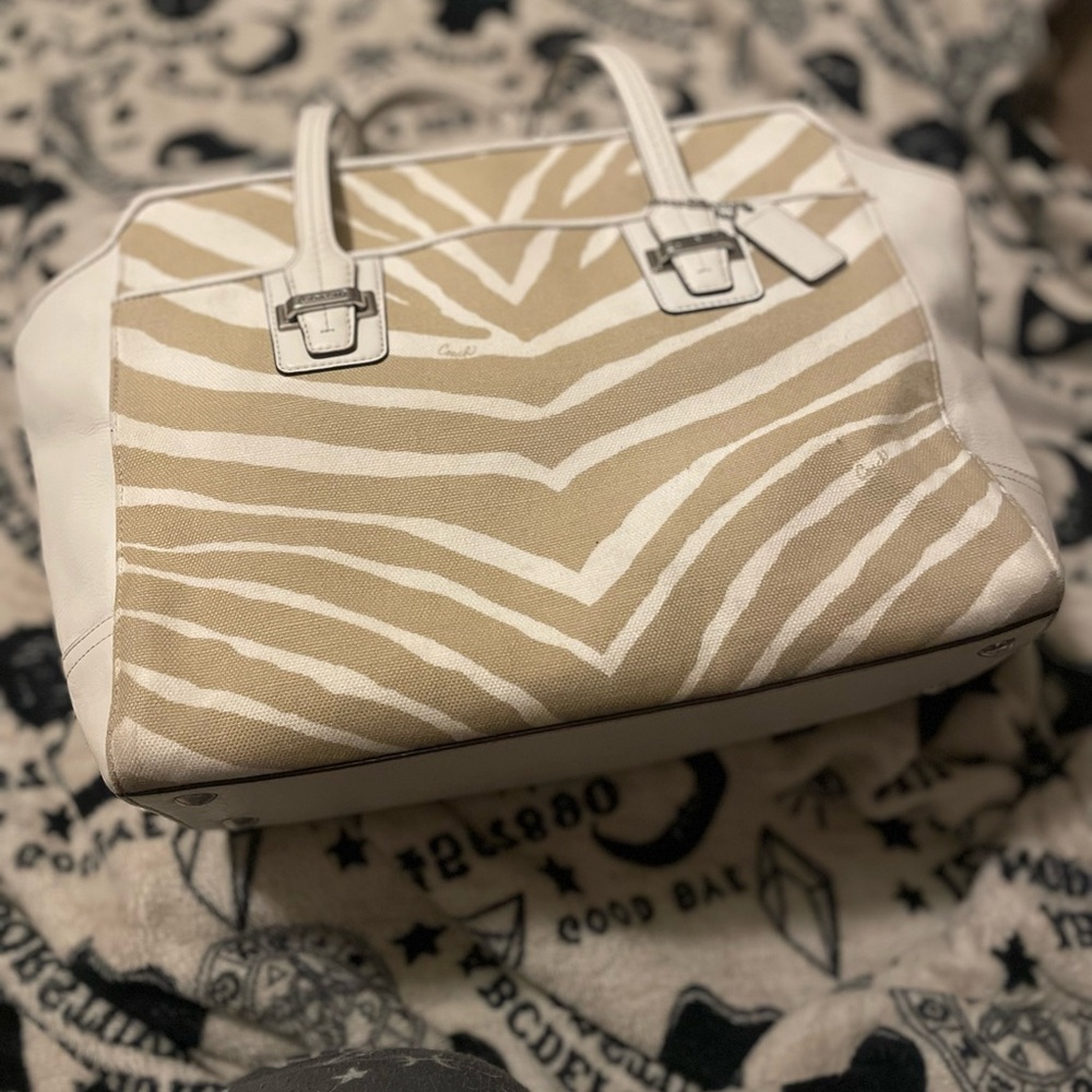Zebra Print Tote Bag